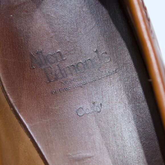 Allen Edmonds Cody Brown Leather Tassel Loafer Made in USA Men Size 11.5A Narrow main image 14